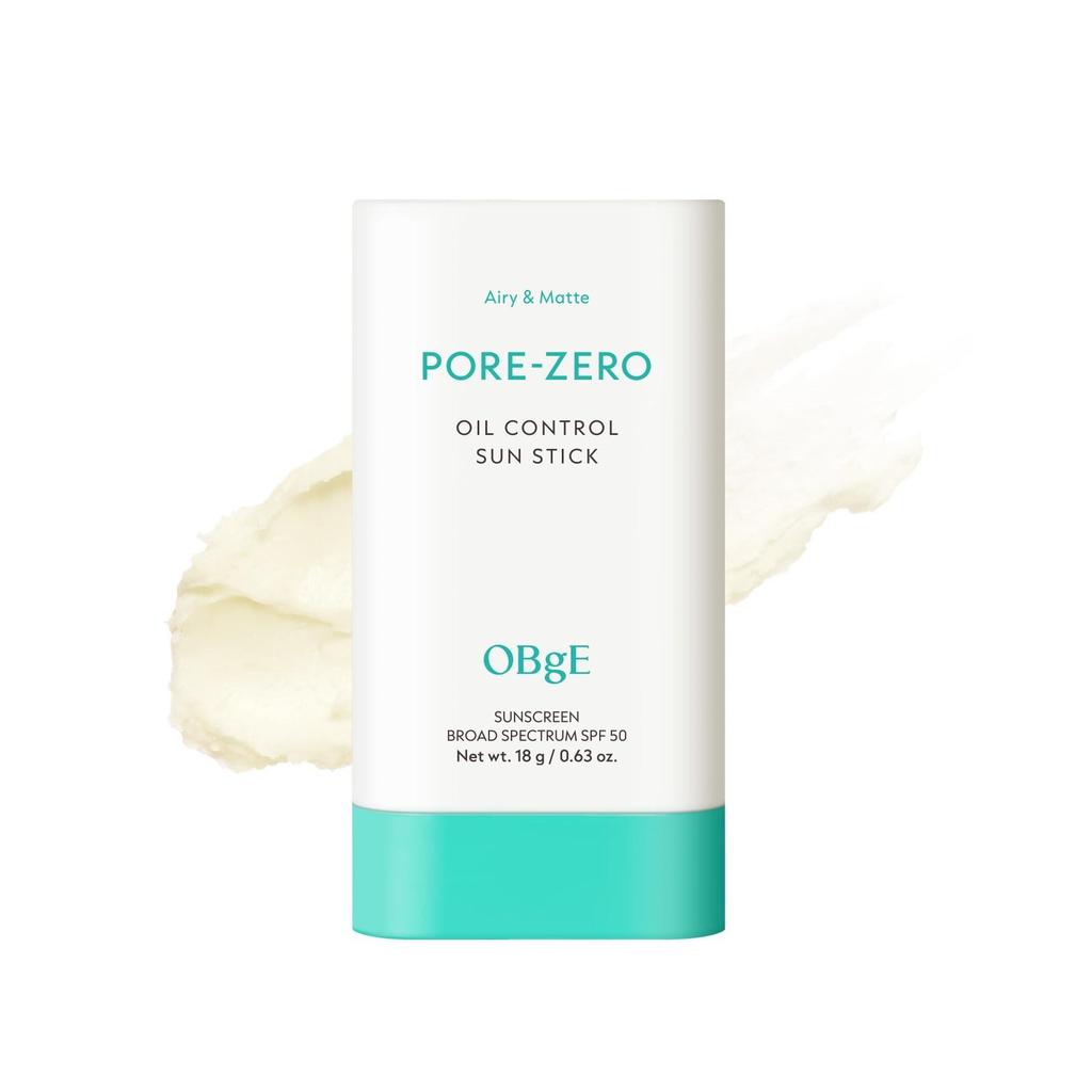 OBge Pore Zero Oil Control Sun Stick SPF50+ PA++++ Mattifying UV Protection 18g