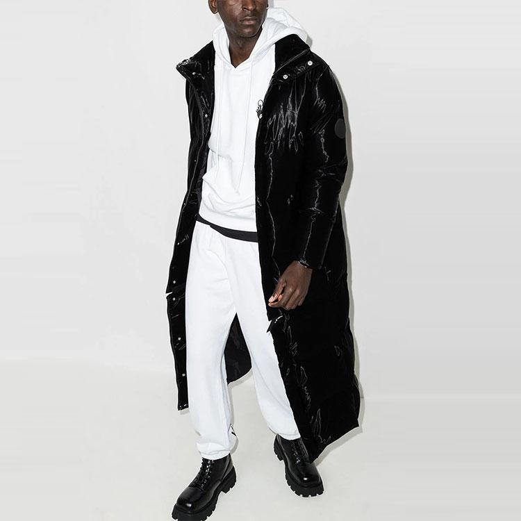 Off-White Carav Arrow Over Hoodie White/Black Men Tops OMBB037F21FLE0100110
