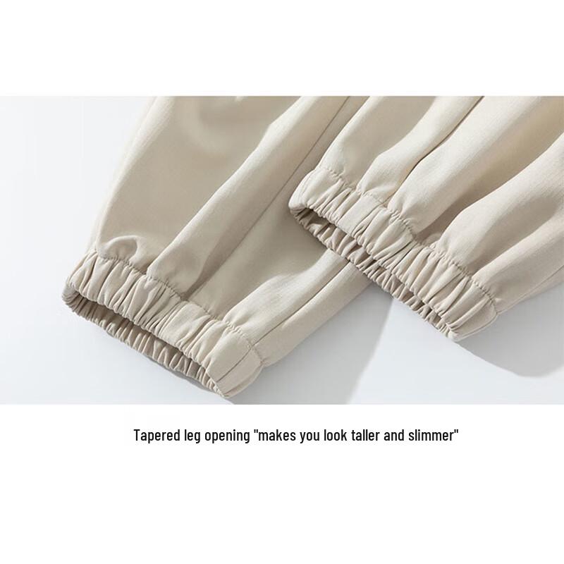 FIRS Men's Autumn/Winter Plush Lined Loose Fit Casual Long Pants