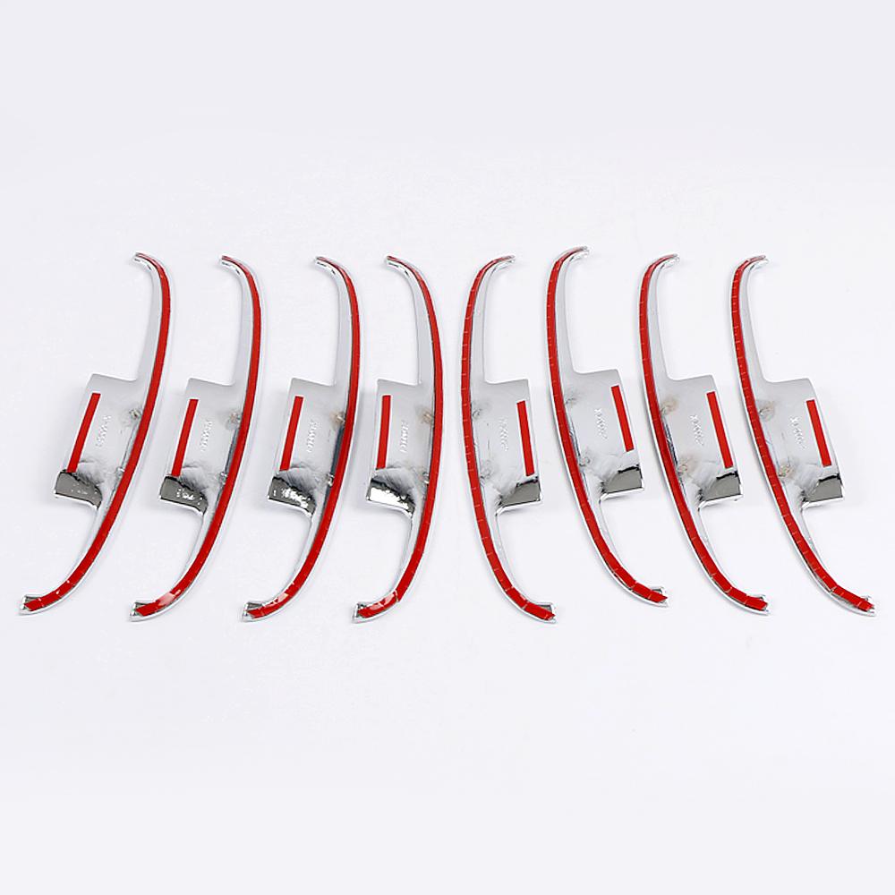 For Honda City 2007-2013 GM2 GM3 Accessories Exterior Door Handle Cover Door Bowl Covers Trim Chrome Carbon Fiber Color Decor
