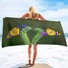 Butterfly Beach Towel Soft Floral Beach Blanket Absorbent Quick Dry Bath Towels Pool Travel Beach Towels for Adults Swim Cover