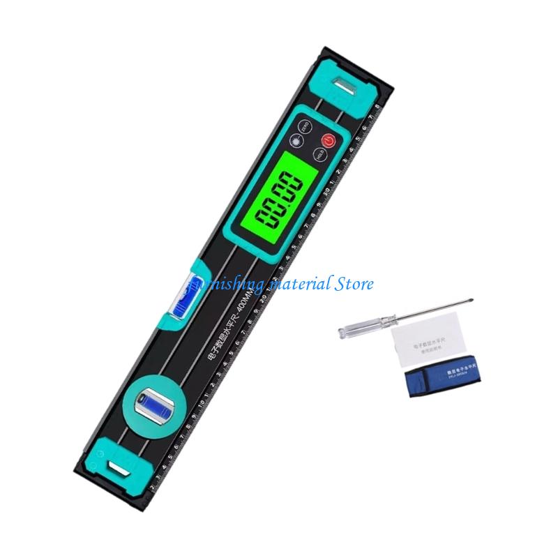 Y5GD Bubble Level Angles Finders Digital Level Ruler Protractor with Data Hold Function LCD Display Electronic Inclinometer