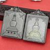 Tibetan Thangka Gold Necklace: Non-fading, Waterproof GAU Box Pendant, Multi-size Options