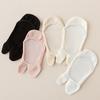 Meisjes Comfortabele Katoenen Onzichtbare Tabi Sokken Dunne Lage Cut Antislip Twee Teen Sokken 3 Paren Kousen Elastisch Aparte Teen Loafer Sok
