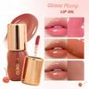 6 Farben Gelee Lippen-Gloss-Set Hoher Glanz Glas-Lippen-Gloss Feuchtigkeitsspendender Aufpolsternder Getönter Lippen-Gloss für Alle Hauttypen