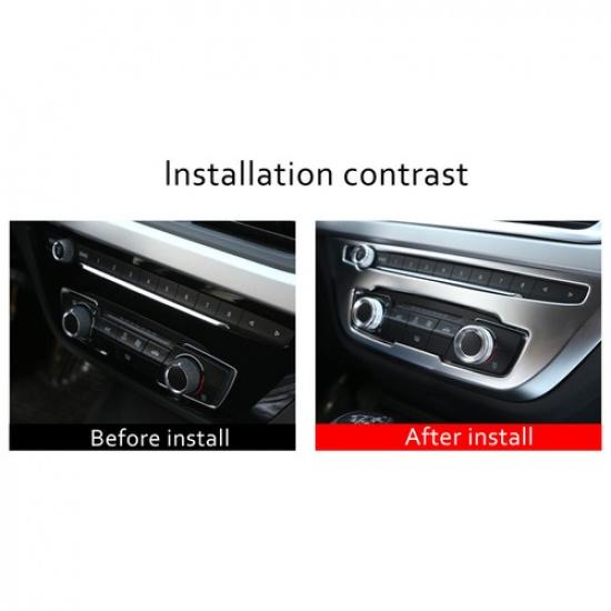 Air Condition Switch Button Knob Ring Silver Cover For Toyota Supra -24