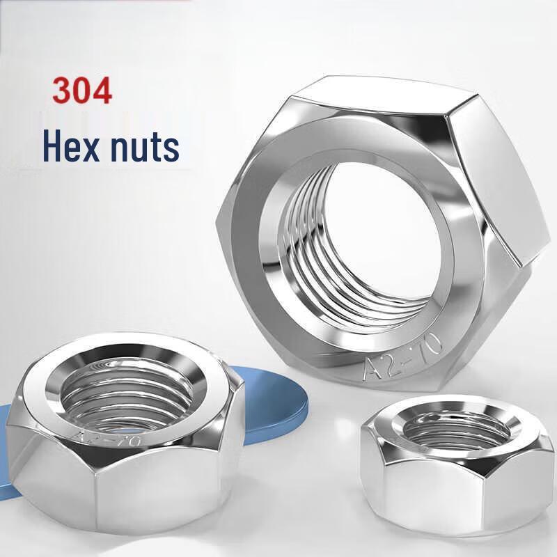 304 Stainless Steel M6 Hex Nut