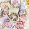 30 Pcs Fairy Tale Forest Girl Character Theme Hot Stamping Three-dimensional PET Sticker Bag Scrapbooking Accessories