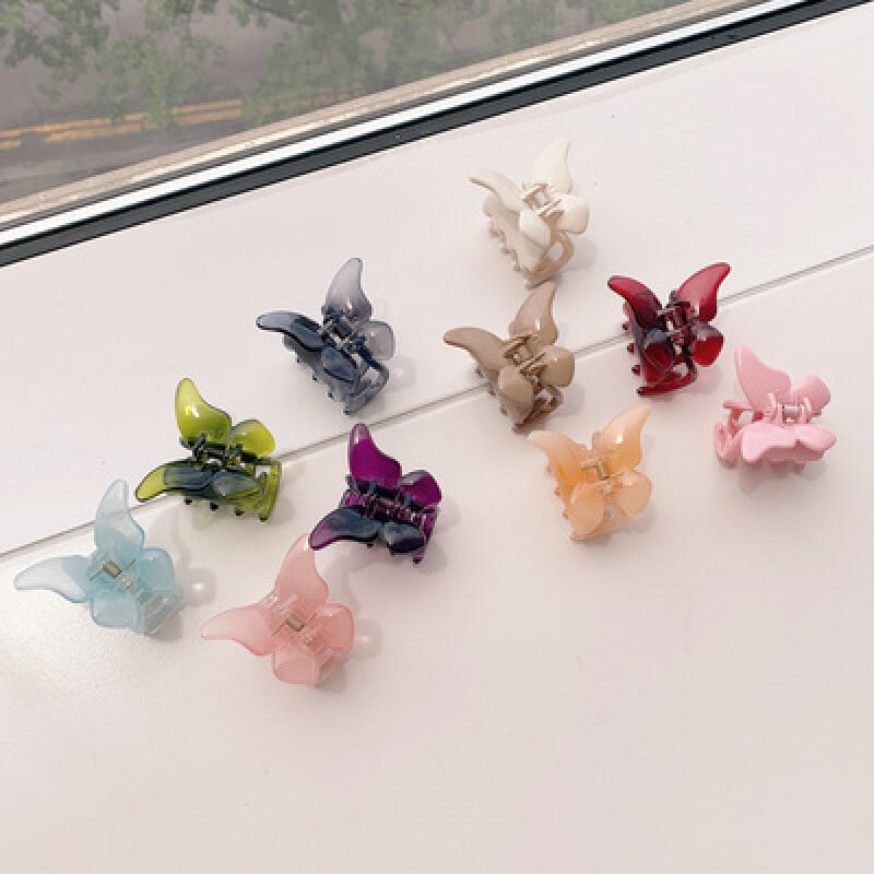 

Butterfly Hair Clip Mini Half-Braid Hairpin white
