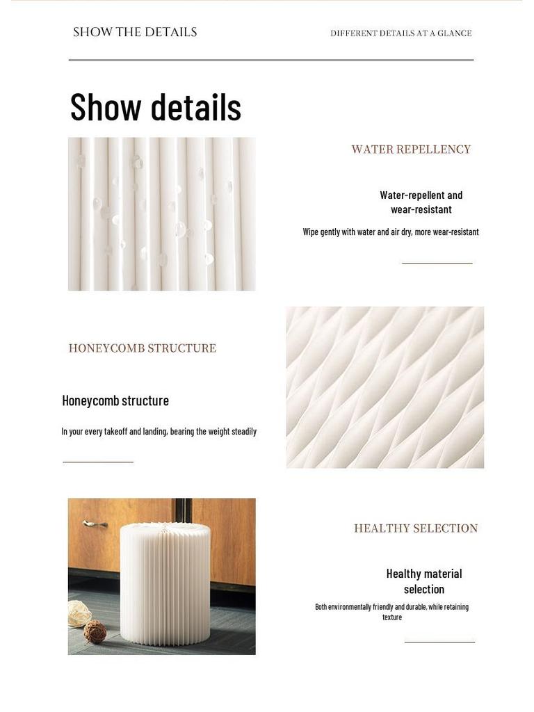 Glow Paper Folding Screen for Office, Living Room, Partition, Entryway, Rental Homes, Salons & Fences