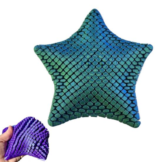 3D Printed Articulating Starfish Toy Flexible Anxiety Stress Relief Fidget Starfish Toy Home Office Desktop Decoration Ornament