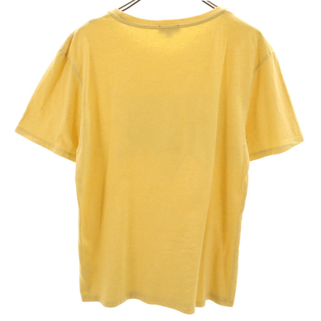Kitsune' Tee Made in Portugal Short sleeve T-shirt L yellow Men's Used
