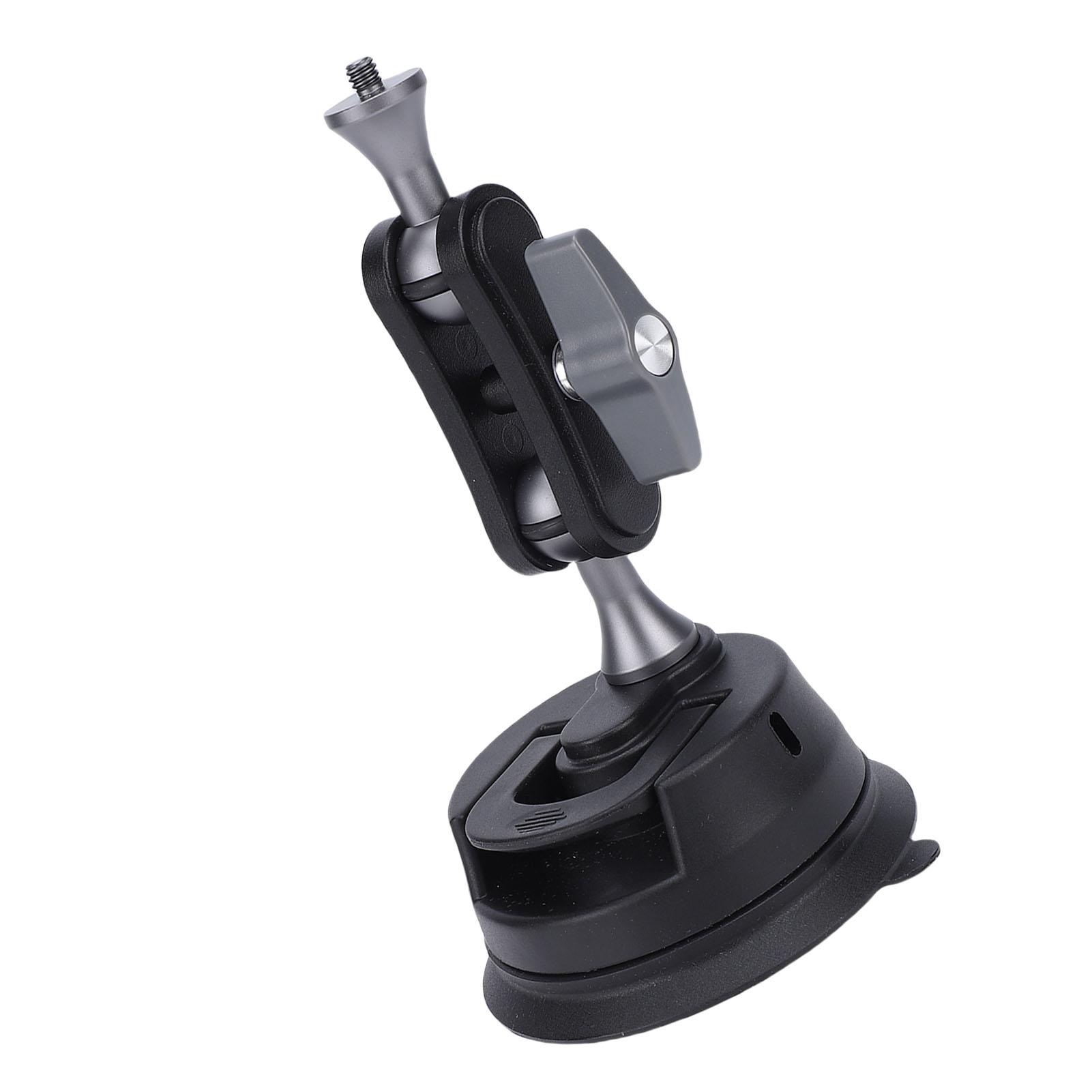 Suction Cup Mount Fit for   360 Action Camera Aluminum Vacuum Adsorption 360 Degree Rotation Car Window   Mount Camera Holder