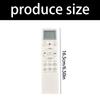 Ergonomic Air Conditioner Remote Controller For KKG26A C1 Long Ranges Control Durability ABS Construction
