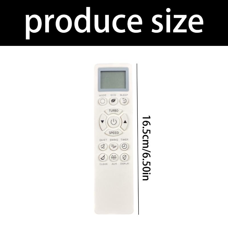Ergonomic Air Conditioner Remote Controller For KKG26A C1 Long Ranges Control Durability ABS Construction