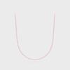 Simple Purple Layered Ball Necklace TNSBRPP00609M
