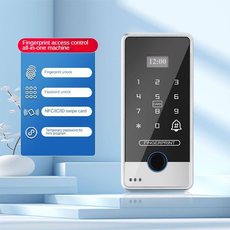 Venkovní vodotěsný systém kontroly přístupu s otiskem prstu, heslo, IDIC, duální pásmo, Bluetooth