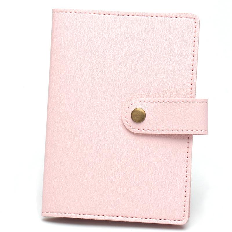 Holiday Travel Accessories Fashion Copper Button Passport Holder Luggage Tag Extra Thick Leather Passport Cover Luggage Tags