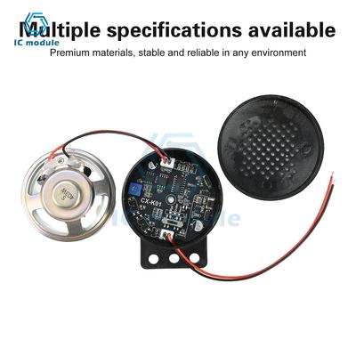 Industrial Grade Voice Prompt MP3 Player - Custom Voice Playback Module for Access Control Lock & Car Safety Warning Device