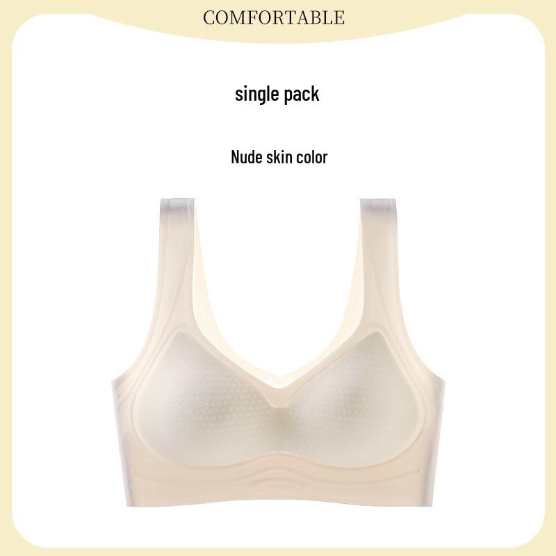 

Seamless Women s Breathable Sports Bra with Side Support M