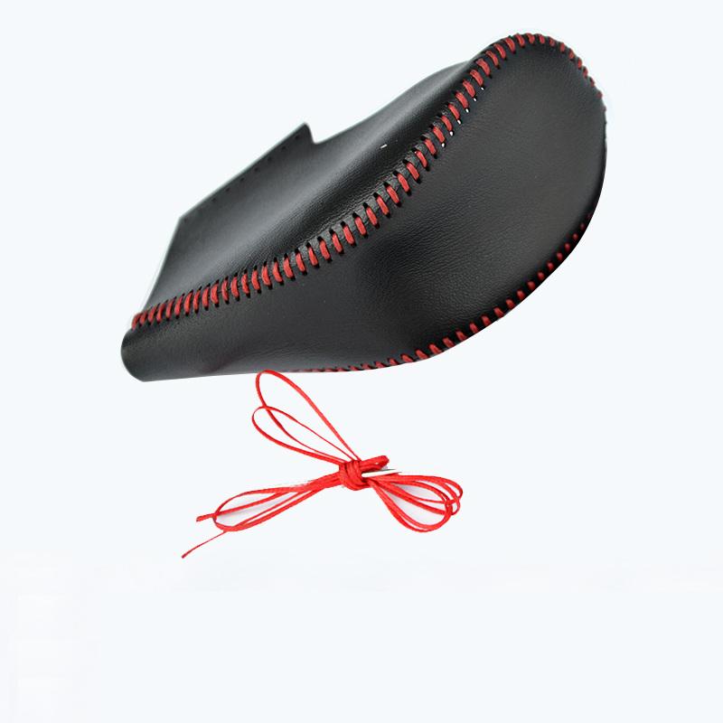 Para subaru forester 2013-2018 xv 2012-2017 interior do carro de couro mudança de engrenagem capa de freio de mão caso decoração