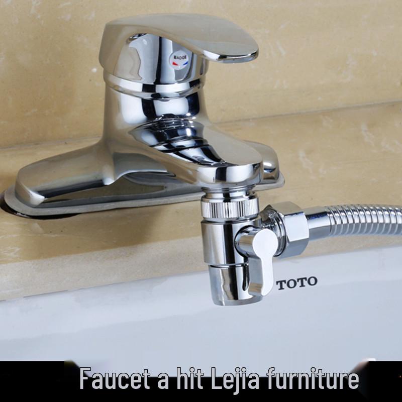All-Copper Washing Machine Faucet Diverter for Basins