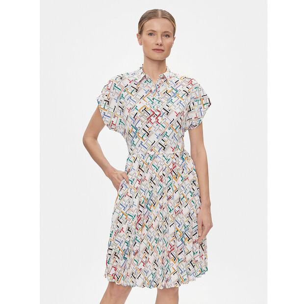 Платье-рубашка Tommy Hilfiger Amd Pleated Ss Knee EU 38