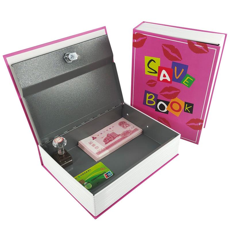 Large Creative Book Safe with Password Lock, Money Box, and Coin Bank
