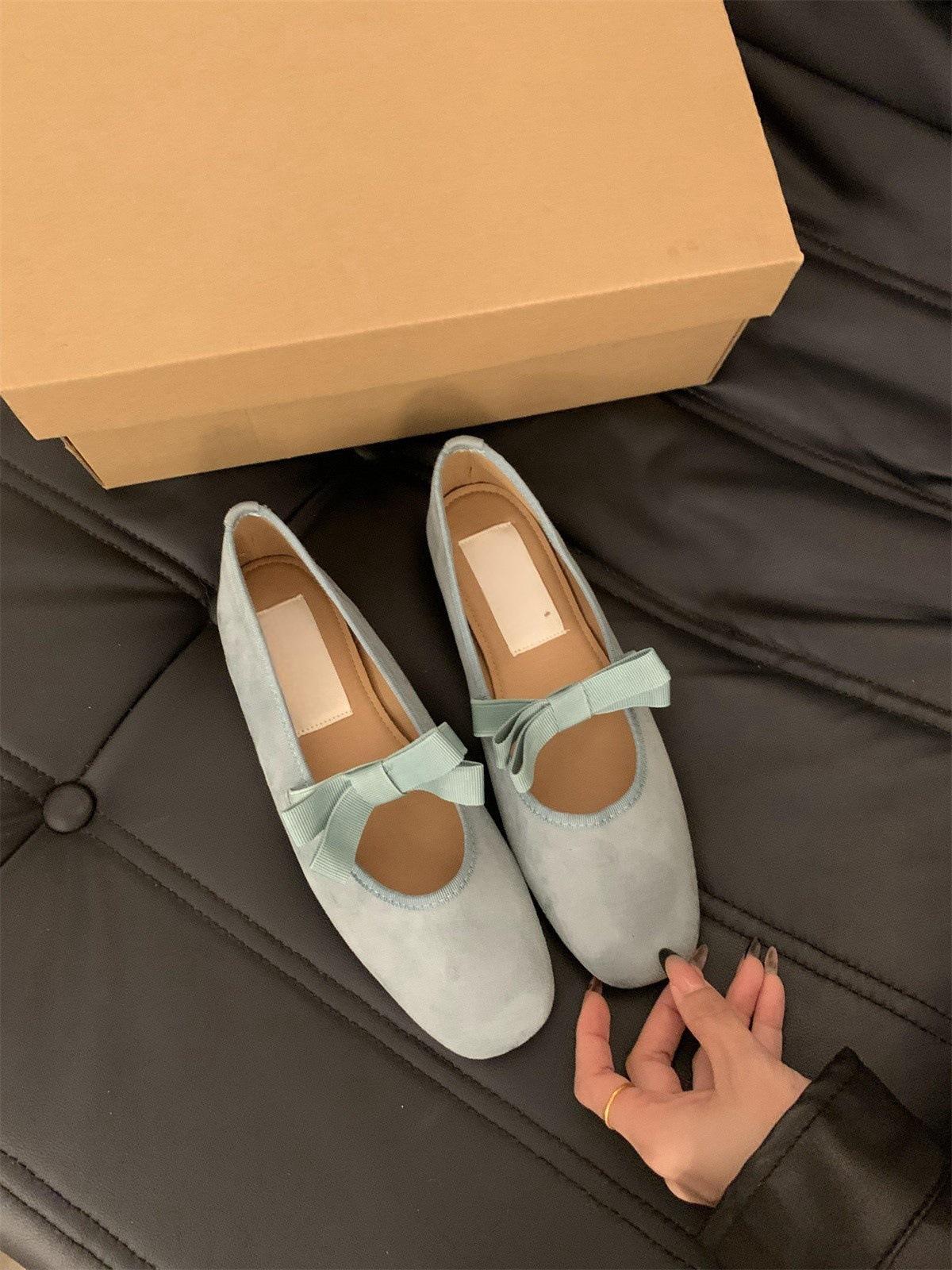 

Леопардовый принт, внутренняя высота, одинарная обувь, женская, осенняя, ретро, замшевый бант, красные туфли Мэри Джейн 40 синий