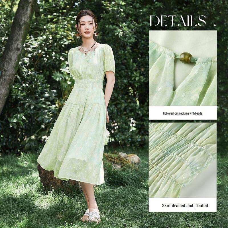 Pastoral Chiffon Long Dress