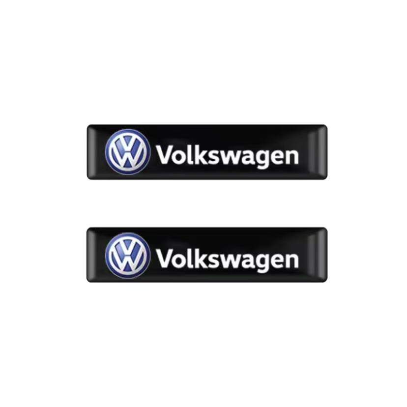 For Volkswagen iro23D Epoxy Car Interior Exterior Decoration Sticker For VW GTI Polo Golf Passat B6B7 Tiguan Arteon CC Taigo Caddy Jetta Tire Valve