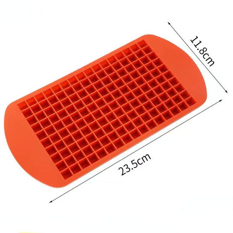 160 Grid Silicone Ice Tray Mold Ice Cube Mold Ice Mold Ice Grid Tray Mini Ice Cubes Small Square Mold Ice Maker Mold