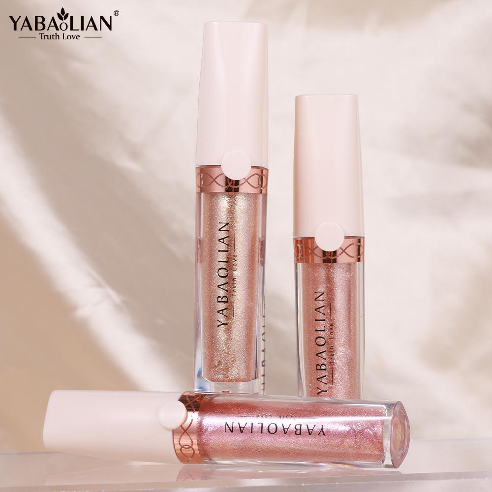 Dudak Parlatıcısı Parıltılı Dudak Cilası İnci Ruj Yüksek Pigmentli Uzun Ömürlü Sıvı Ruj Günlük Makyaj İçin Su Geçirmez Dudak Yağı