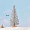1 PC Artificial Christmas Tree Figurine Sisal Silk Cedar Pine Tree Mini Miniature Micro Landscape New  Fairy Garden Decor
