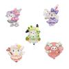 Sanrio Cartoon DIY Luminous Resin Accessories: Cream Glue Handmade Hair Clip, Keychain, Refrigerator Magnet, Phone Ornament.