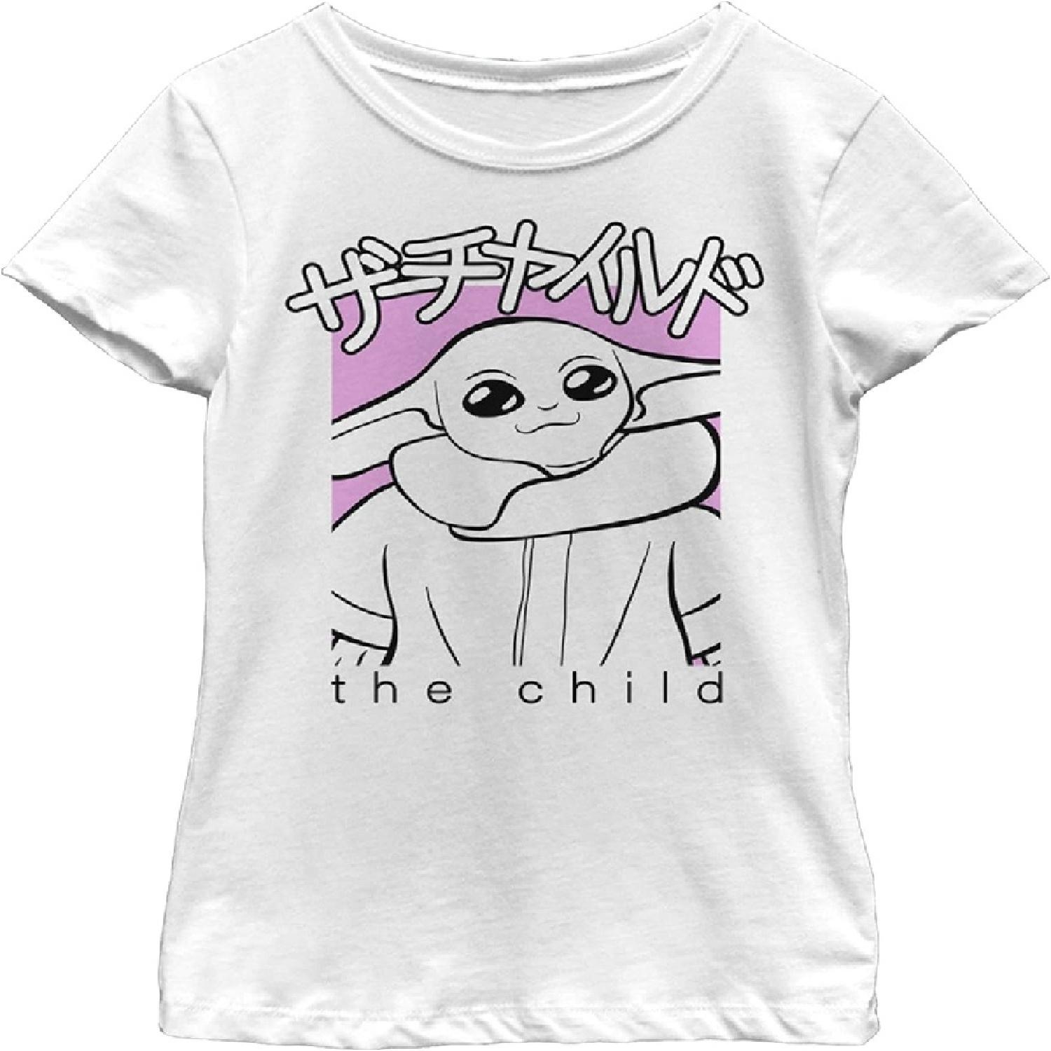 Детская футболка Звездные Войны Мандалорец Грогу Малыш Эскиз S