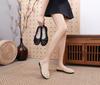 Sommer Damen Ethnischer Stil Atmungsaktive Mesh-Spitzen-Flats - Ideal für die Schwangerschaft