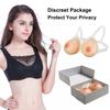 KAKA Silicone Breast Prosthesis with Soft and Enhances Bust Realistic for Cancer Stage Breast Fake Gender Natural Color Straps, Fluffy, Size, Texture,