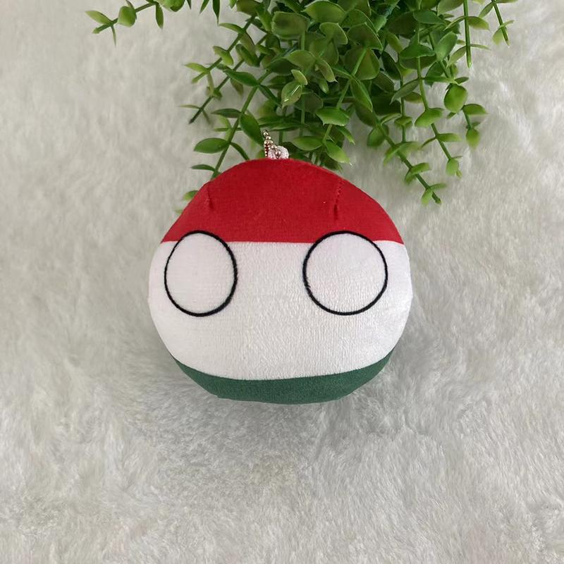 Julegaver Country Ball Plysjdyr 10Cm Polandball Anheng Landsflagg Kuler Countryball Kosedukke