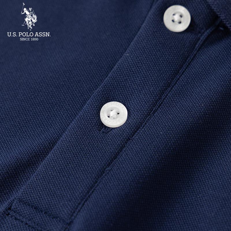U.S. Polo Assn. Herren Langarm-Poloshirt