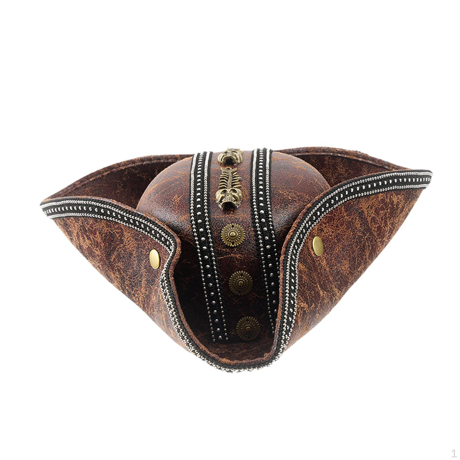 

Взрослая треуголка пирата для костюмированных собраний коричневый