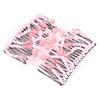 Women Girl Magic Easy Hair Beads Slide Stretchy Comb Clip Stretchable Hairpin Pink