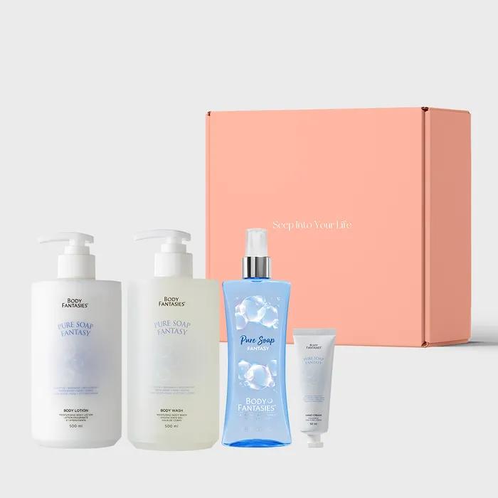 

Подарочный набор Гель для душа + Лосьон + Крем для рук + Мист 236мл (Чистое мыло)