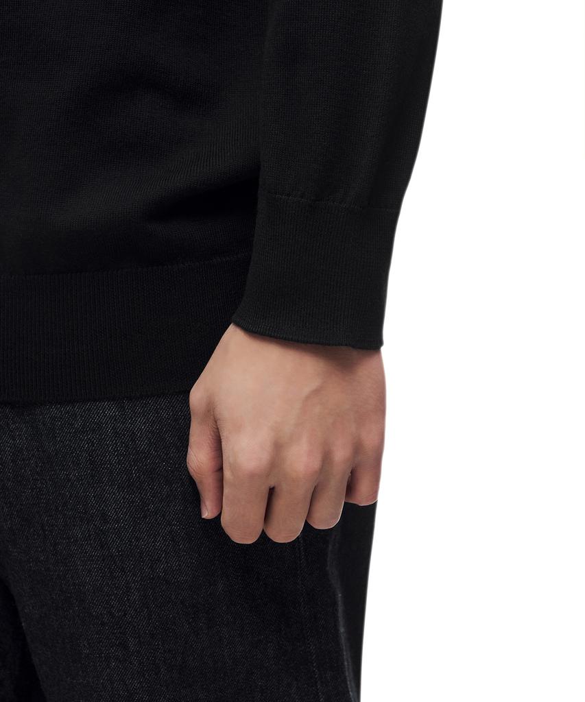 POLO RALPH LAUREN Long Sleeve Cotton Sweater - Black