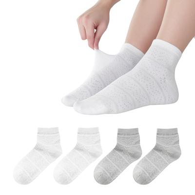 Kinder Socken aus gekämmter Baumwolle und ultra-dünnem Mesh atmungsaktive kurze atmungsaktive kurze Socken geeignet für Jungen und Mädchen