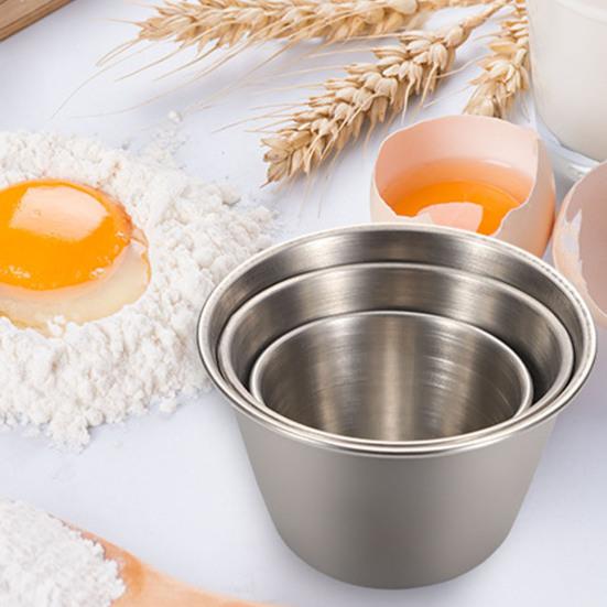 Stainless Steel Sauce Cup Round Dipping Tomato Condiments Bowl Kitchen Accessory