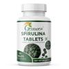 Grenera Spirulina Superfood Tablets 120 Count | 1000 Mg Per Serving | Uncoated Natural Spirulina Supplement | Vegan Plant-Based Daily Nutrition |