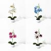 Butterfly Orchid Artificial Plant Home Decor With Plastic Leaves For Living Room And Office