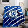 Blue Chelsea Football Club Logo Blanket for Living Room Decor  Blanket, Suitable for Use In the Bedroom, Living Room, On the Sofa