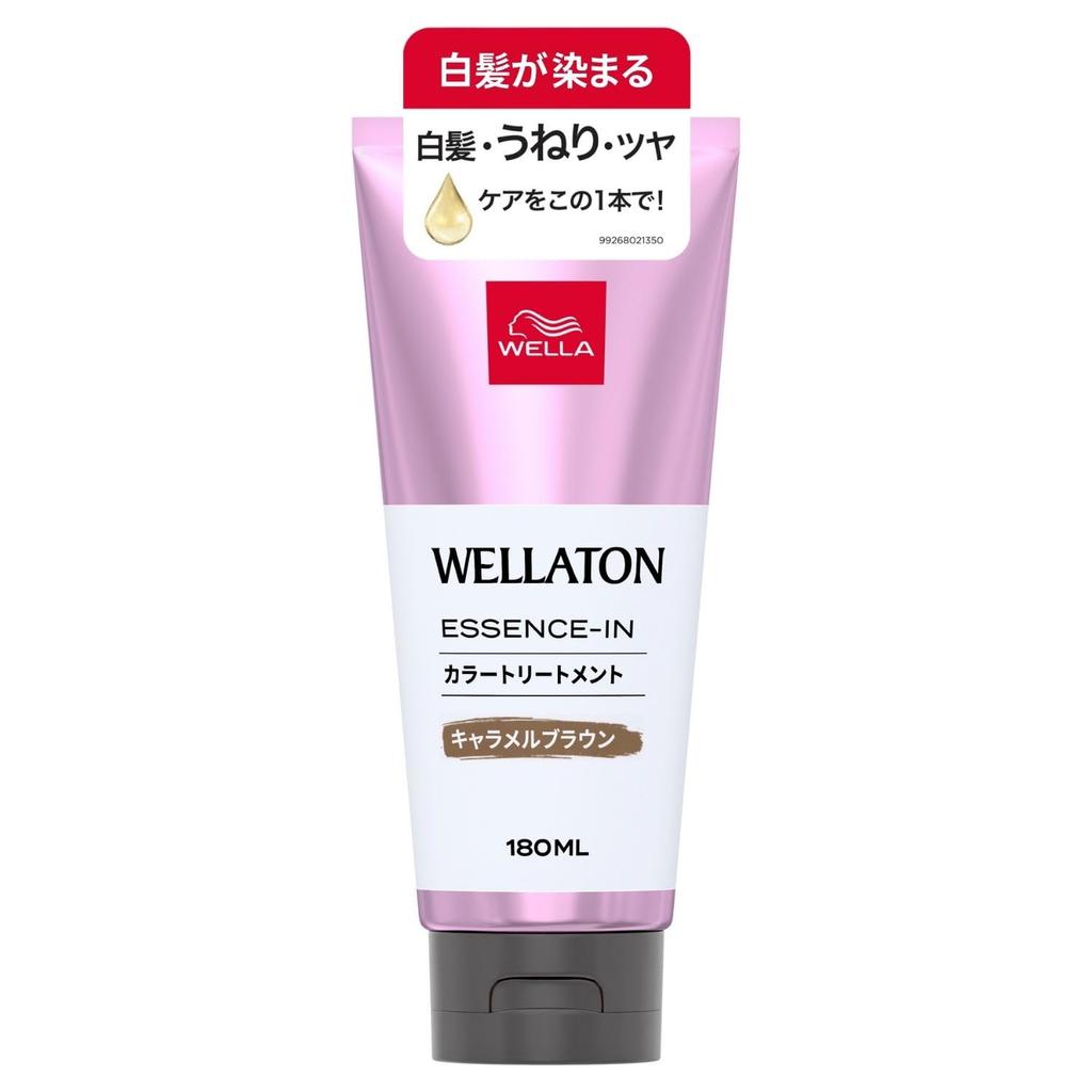 Wella Color Treatment for Gray Frizz Caramel 180ml Color Hair, Care, Brown, (Wellatone Essence-in Treatment)